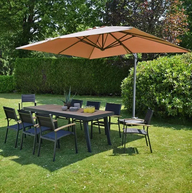 parasol outdoor coin de chaises